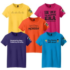 TEACHER SLOGANS - Ladies' Heavy 100% Cotton T-Shirt. 5000L - DF/FF