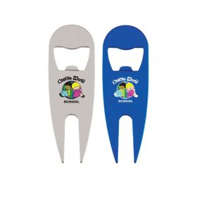 Aluminum Divot Tool with Bottle Opener (LOTS OF 24). 7270