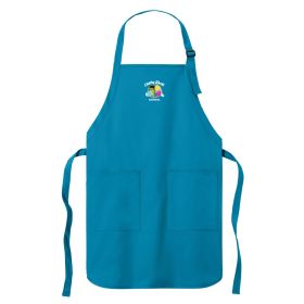 Full-Length Two-Pocket Bib Apron. A600