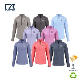 C&B Ladies' Peshastin Fleece Recycled Half Zip Pullover. LCK00182