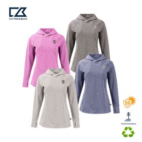 C&B Ladies' Adapt Knit Recycled Heathered Hooded Pullover. LCK00203 - DF/LC