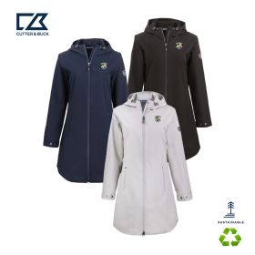 C&B Camano Everyday Stretch Recycled Womens Water Resistant Jacket. LCO00077 EMB/3LOC