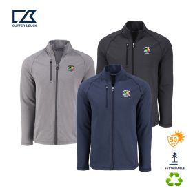 Cutter & Buck Peshastin Fleece Recycled Mens Full Zip Jacket. MCK01326