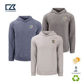 Cutter & Buck Adapt Knit Recycled Mens Heathered Hooded Pullover. MCK01341 - DF/LC