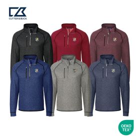 C&B Mainsail Sweater-Knit Men's Half Zip Pullover Jacket. MCO00049 EMB/3LOC