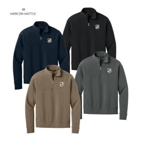 Mercer+Mettle Men's Linear Texture 1/4-Zip. MM3040