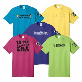 TEACHER SLOGAN- Adult Core Cotton Tee. PC54 - DF/FF