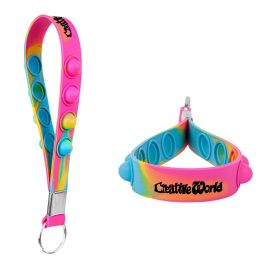 Popper Stress Reliever Key Chain. T516 (Lots of 250)