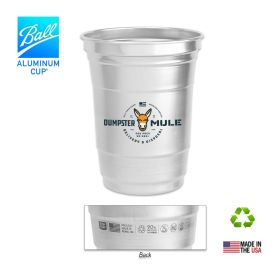 Dumpster Mule - Top Cup by Ball™ 16 Oz. Aluminum Cup (LOTS OF 48). 50606