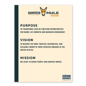 Dumpster Mule - Mission Poster 18x24 (Sold Individually).