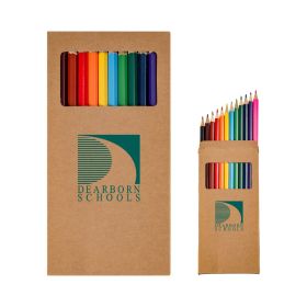 2-Piece Colored Pencil Set (LOTS OF 12). 11998