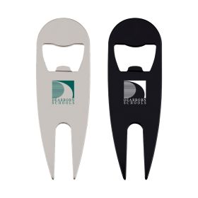 Aluminum Divot Tool with Bottle Opener (LOTS OF 24). 7270