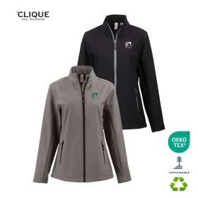 Clique® Tempo Stretch Full Zip Women's Softshell Jacket. LQO00068