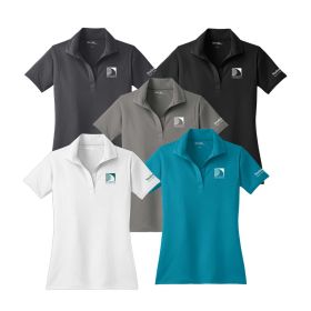Ladies' Short Sleeve Micropique Wicking Polo. LST650 - EMB/LC/LS