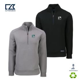 Cutter & Buck Roam Eco Recycled 1/4-Zip Men's Pullover. MCK01308 - EMB