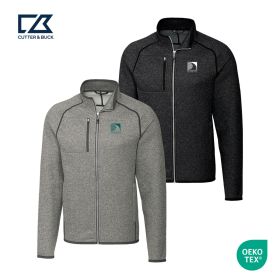 Cutter & Buck Mainsail Sweater-Knit Mens Full Zip Jacket. MCO00050