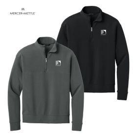 Mercer+Mettle Men's Linear Texture 1/4-Zip. MM3040
