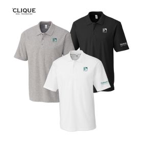 Clique® Addison All Cotton Pique Short Sleeve Men's Polo. MQK00084