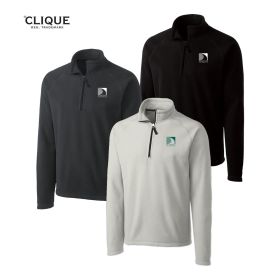 Clique® Summit Performance Fleece Half Zip Men's Pullover Jacket. MQO00027