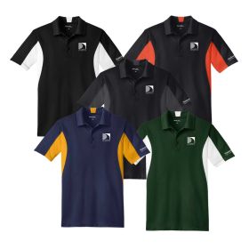 Men's Short Sleeve Side Blocked Wicking Polo. ST655 - 2LOC