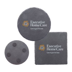4" Slate Coasters (LOTS OF 6). 1545/1544