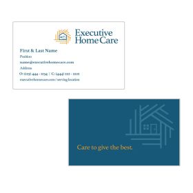 NO PHOTO Business Cards, Standard 2-Sided (Min Qty 100)