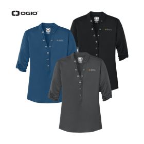 OGIO&reg; - Ladies' Crush Henley. LOG111