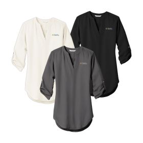 Ladies' 3/4-Sleeve Tunic Blouse. LW701