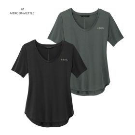 MERCER+METTLE&trade; Ladies' Stretch Jersey Relaxed Scoop. MM1017