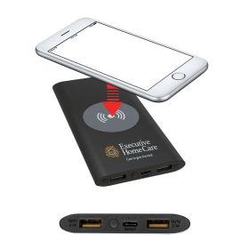 8000MAH Power Bank & Wireless Charger with USB-C Cord. PWR801C