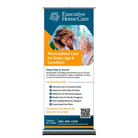 Standard Retractable Banner. 33 X 78