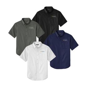 Men's Short Sleeve SuperPro React Twill Shirt. W809