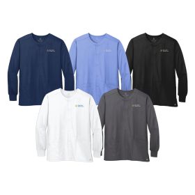 Wink™ Unisex WorkFlex™ Snap-Front Scrub Jacket. WW3080 DF/LC