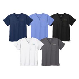 Wink™ Unisex WorkFlex Chest Pocket V-Neck Top. WW3160