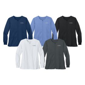 WonderWink Ladies' Premiere Flex Full-Zip Scrub Jacket. WW4088 