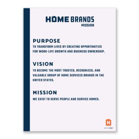 Home Brands - Mission Poster 18x24 (Sold Individually).