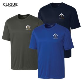 ALT LOGO - Clique Spin Eco Performance Jersey Short Sleeve Mens Tee. MQK00076 - DF/LC/FB