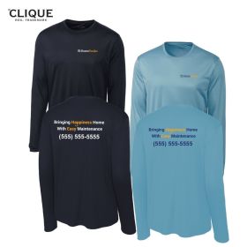 FIELD - Clique Spin Eco Performance Long Sleeve Tee. MQK00078 - DF/LC/FB