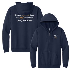 ALT LOGO - Gildan - Heavy Blend Full-Zip Hooded Sweatshirt. 18600