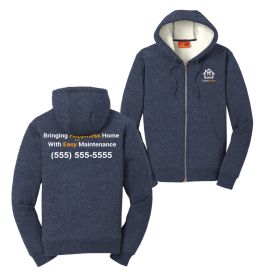 ALT LOGO - CornerStone&reg; Heavyweight Sherpa-Lined Hooded Fleece Jacket. CS625 - DF/LC/FB