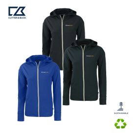 Cutter & Buck Daybreak Eco Recycled Womens Full Zip Hoodie. LCK00168 -DF/LC