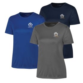 ALT LOGO - Clique Spin Eco Performance Jersey Short Sleeve Women's Tee. LQK00064 - DF/LC/FB