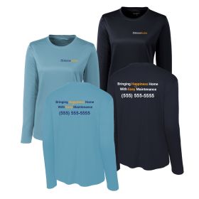 FIELD -Clique Spin Eco Performance Jersey Long Sleeve Women's Tee. LQK00067 - DF/LC/FB