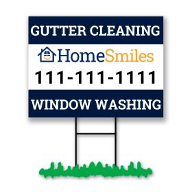 Lawn Signs with Stakes , 18 x 24" Double Sided (Min QTY 25 Signs)