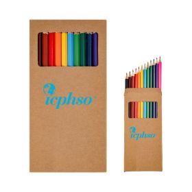 2-Piece Colored Pencil Set (LOTS OF 12). 11998