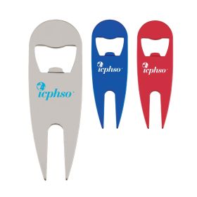 Aluminum Divot Tool with Bottle Opener (LOTS OF 24). 7270