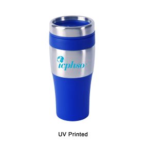 16 oz Silver Streak Travel Mug (Sold Individually). MG410