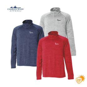 Men's Space Dye Performance Pullover. 9763