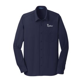 Men's Dimension Knit Dress Shirt. K570