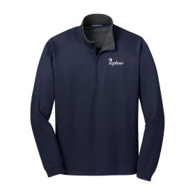 Men's Vertical Texture 1/4-Zip Pullover. K805